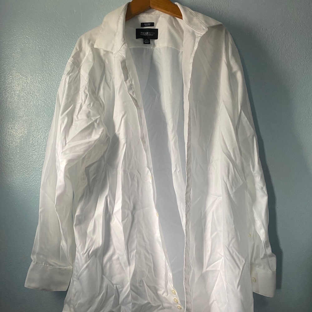 Men’s White Polo Button-down